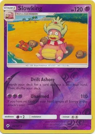 Burning Shadows Slowking #48/147 reverse holo
